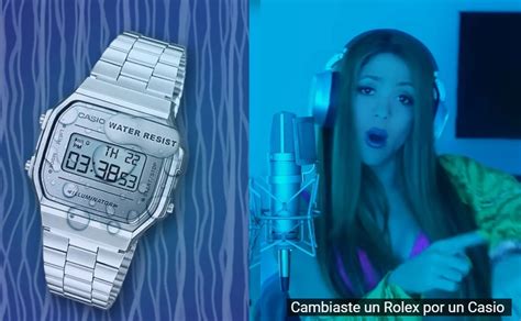 cambias un rolex por un casio|shakira cambio de Rolex.